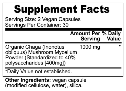 Cap'n Shroom's Vitality Vanguard - Chaga Mushroom